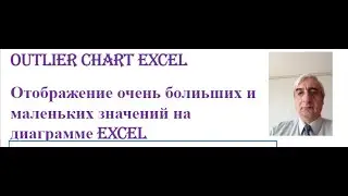 Отображение очень больших и маленьких значений на диаграмме Excel Outlier chart