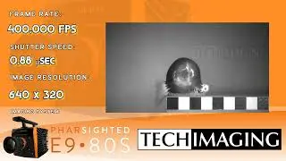 Bullet slicing through an apple at 400,000 fps using the Pharsighted E9•80S ultra high-speed camera