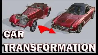 CAR TRANSFORMATION, ANIMATION NODES ADDON ( BLENDER 2.82 )
