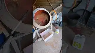 Вот так мы протравливаем ячмень на посев)