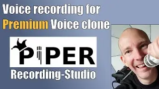 Free voice recording for BEST voice cloning | Piper-Recording-Studio | Windows