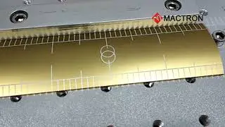 MACTRON Sample Marking - Fiber Laser With X Moving Table on Metal