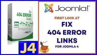 First Look at Fix 404 Error Links for Joomla 4 from Web357 - 👀 WMW 146