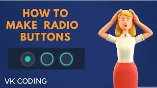 how to create radio button| make radio button in html and css 