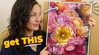 How to get BLURRY BACKGROUNDS with Colored Pencil.