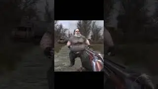 Идёшь такой по зоне, а там чушпан🤣 #stalker #сталкер