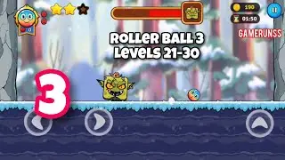 Roller Ball 3: Jungle World - Gameplay Walkthrough Android Part 3 - Levels 21-30
