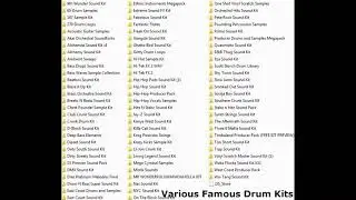 84 Various Drum Kits (2.3GB) | Download Drum Kits 2024