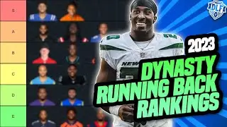 Updated TOP-24 Dynasty RB Rankings & Tiers! | Dynasty Fantasy Football 2023