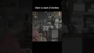 Claire Redfield Vs Stack of Zombies! 🧟‍♀️💯 #claire #residentevil #modding #zombies