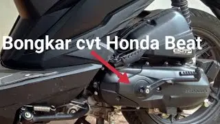 Membuka cvt Honda beat