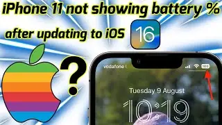 iPhone 11 not showing battery percentage iOS 16 | iPhone 11 no  battery %  update  iOS 16 | iPhone