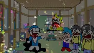 FNF- Doreamon (Gadget Cat from the Darkness Vip Remix Extended version)