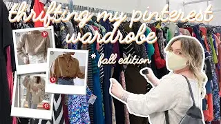 Come Thrift With Me : Thrifting My Pinterest Fall Wardrobe 2020 + Try On