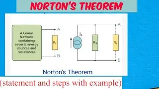 Norton's Theorem Statement and steps with example