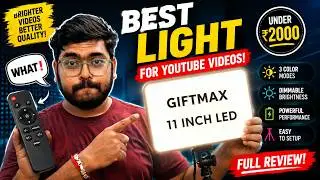 Best Light For Youtube Video | Gift max 11 inch LED Light under rs 2000