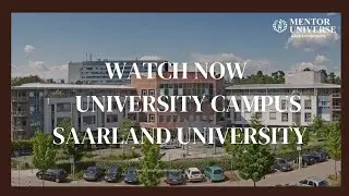 🎓 Saarland University 🇩🇪 | Full Campus Tour for International Students in Germany 🌳🌍