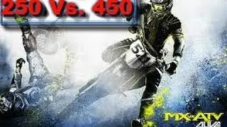 250 vs 450 all time on mx vs atv alive