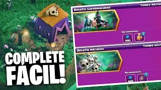 COMO COMPLETAR FACILMENTE OS 2 NOVOS DESAFIOS DE HALLOWEEN DO CLASH OF CLANS!
