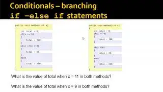 2 1 Conditonal Statements Lecture