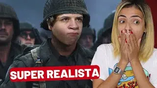 Games EduUu | SÓ BALA NO DIA D! - Call of Duty WW2 | REACT