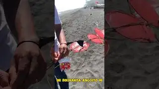 Layangan Naga Unik dari Bekas Minuman Rocket Chicke