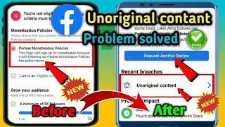 how tosolve limited originality of content on facebook page|limitedoriginalityofcontent facebook2023