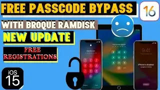 FREE PASSCODE & ICLOUD BYPASS, PASSWORD UNLOCK | BROQUE RAMDISK | NEW UPDATE.