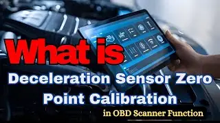 What is Deceleration Sensor Zero Point Calibration in OBD Diagnostic Scanner