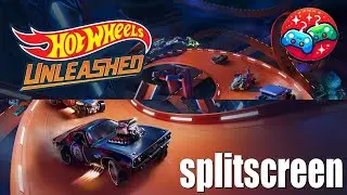 Hot Wheels Unleashed (PC) - splitscreen gameplay (single PC multiplayer)