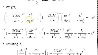 Schwarzschild geodesics - 1