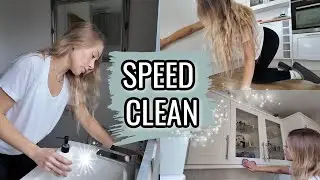 1 HOUR SPEED CLEAN WITH ME! POWER HOUR CLEANING MOTIVATION