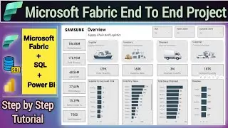 Complete Microsoft Fabric Project | Dataflow → Lakehouse → Semantic Model → Power BI
