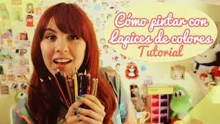 【How to paint with colored pencils】TUTORIAL ❤ By Piyoasdf
