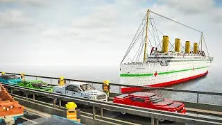 Britannic Ship Crash into Low Bridges | Teardown