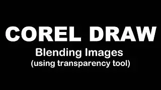 CorelDraw: blending images using transparency tool  by Sir Eudz