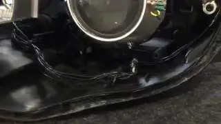 Opel Astra J ремонт фар