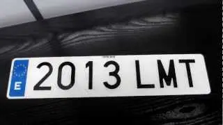 Placas de matrícula acrílicas - LEOMOTOR