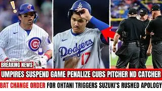 Suzuki Rushes To Ohtani With An Apology After Game Suspension Cubs Penalty And Umpires Most Shock ..