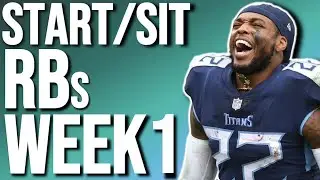 MUST Start or Sit Week 1 Running Backs (Every Matchup) 2022 Fantasy Football
