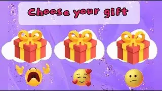 11🎁Choose your GIFT! 1 is good gift, 2 are bad gifts / Are you lucky person or not? Challenge