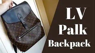 DISCONTINUED Louis Vuitton PALK Backpack Monogram Macassar Brown Review & Try On (Pre Virgil Abloh)