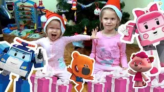 🎄 Открываем СЮРПРИЗЫ Робокар Поли МиМимишки Sweet Box Шопкинсы Чупа Чупс на Рождество Open Surprise