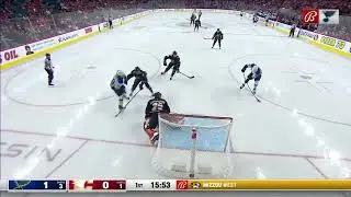 A perfect give-and-go tally and the @StLouisBlues open the scoring! 🙌 | 