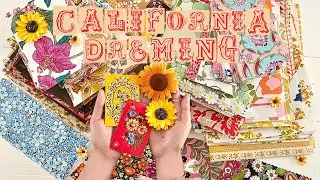 California Dreaming is Blooming In Your Junk Journals!