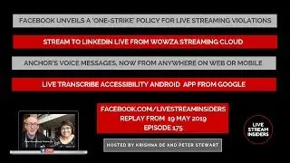 Live Stream News Week Commencing 19 May 2019
