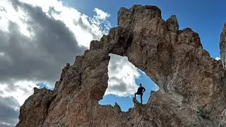 Arches, caves, and epic views when you summit La Barge Mountain in the Superstition Wilderness