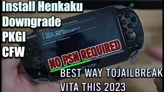 Jailbreak Vita using the latest HENlo Method | No PSN required