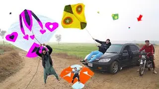 Umer 3 Kite Caught Abubaker With Car | Kite Catch 2024
