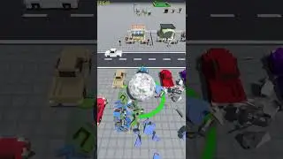 The eight dev update of my new #godot game - driving cars and running people #indiegame #gamedev